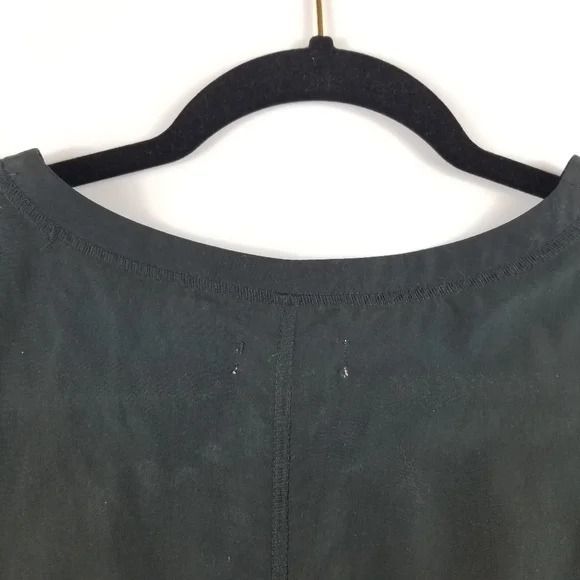 Silence + Noise Kaden Dolman Cocoon Shirt Dress in Black, M - Picture 14 of 15